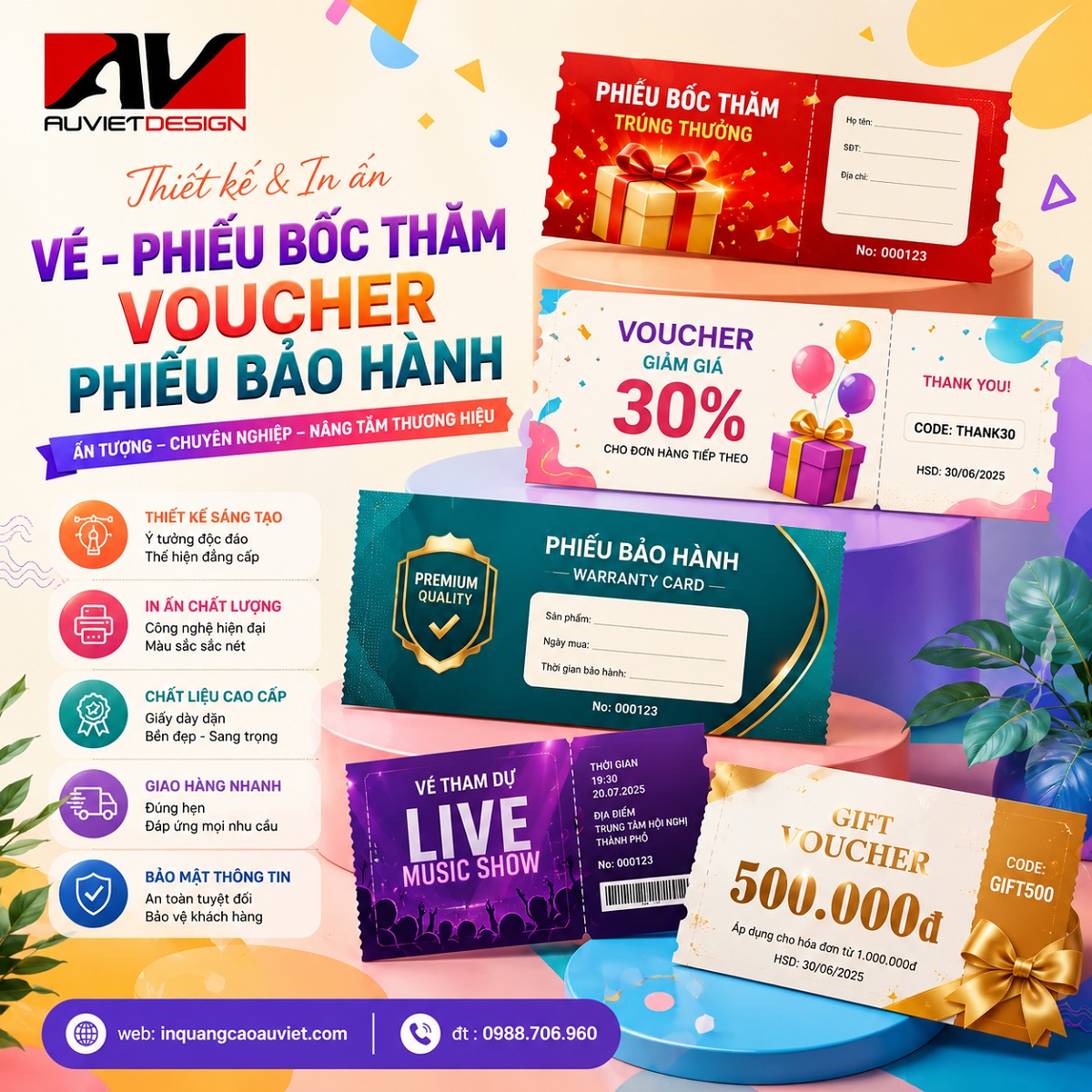 In phiếu bảo hành